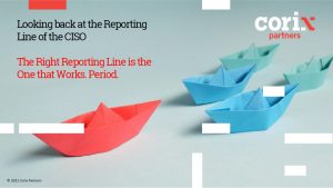reporting line of the ciso