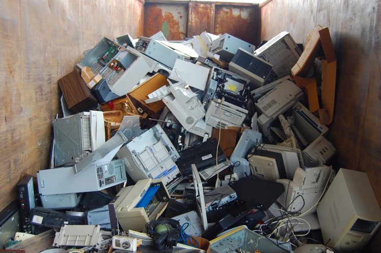old broken computers cybersecurity